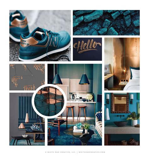 Moodboard example with urban-inspired design